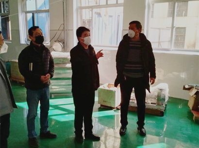 【疫情防控】集团辅导任广斌一行赴太阳有限进行疫情防控和复工复产工作督导查抄